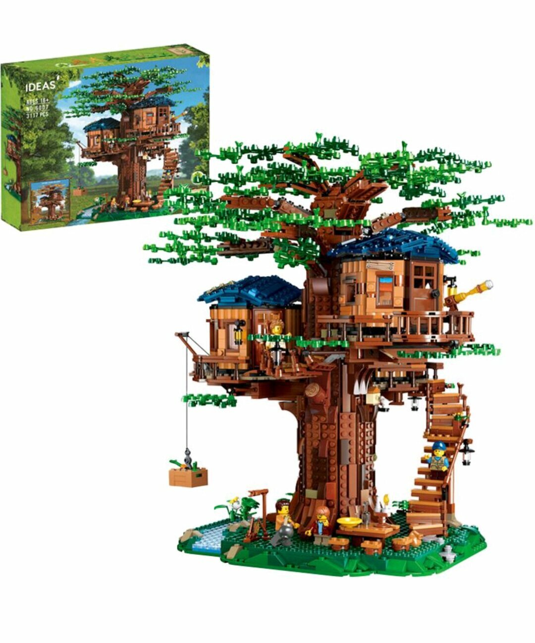 Конструктор/ Ideas/ Дом на дереве/ 3117 деталей/ 6007/ ребенку