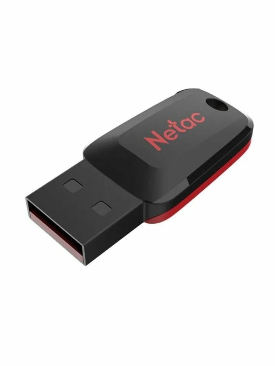 Накопитель USB 2.0 8GB Netac NT03U197N-008G-20BK, черный цвет