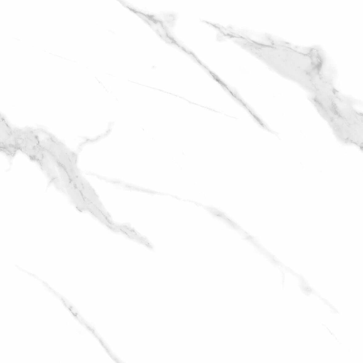 Плитка из керамогранита Ceradim Керамогранит Calacatta Sharp Silver белый мат 80x80 84 мм (цена за 1.92 м2)