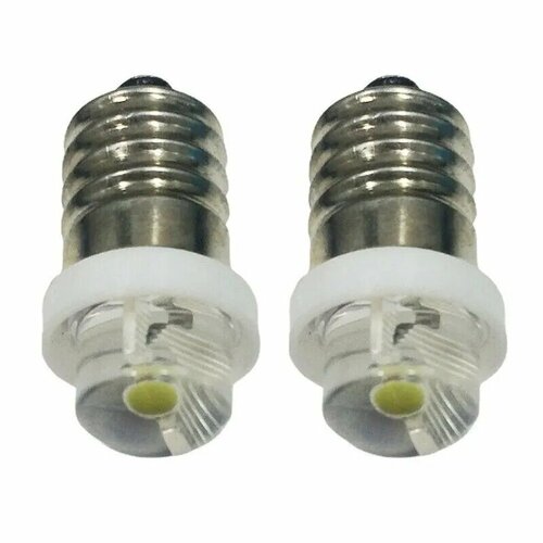 Светодиодная лампочка HELTC E10 3/4.5/6В 0.5Вт белая, 3v