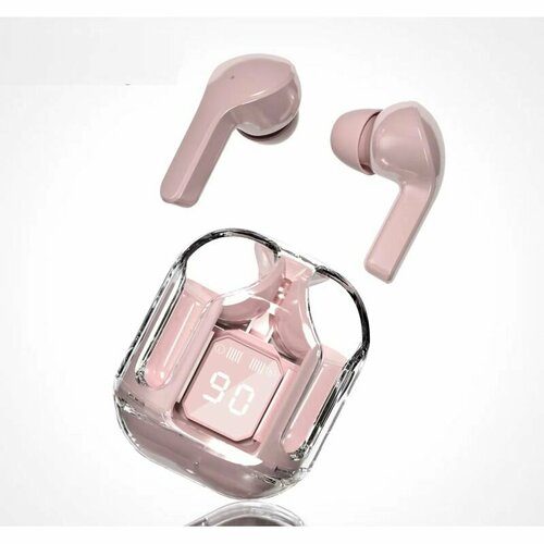 Беспроводные наушники с микрофоном версия Bluetooth 53 с зарядным кейсом цвет черный 846₽