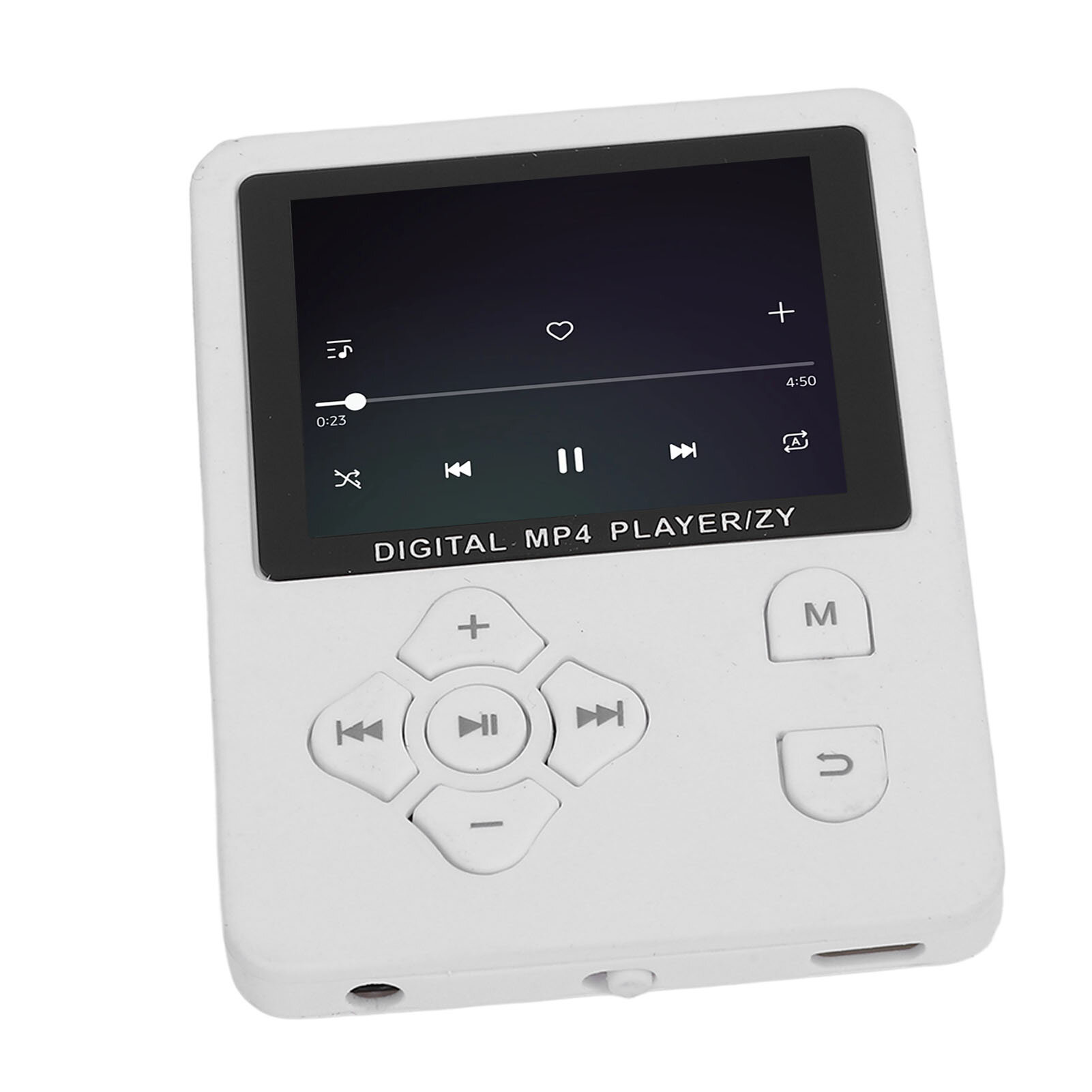 Картинки MP3 Player with Bluetooth 5.0 HiFi Portable MP3 Music Player with Radio Voice Recorder E Book for Sports Running White