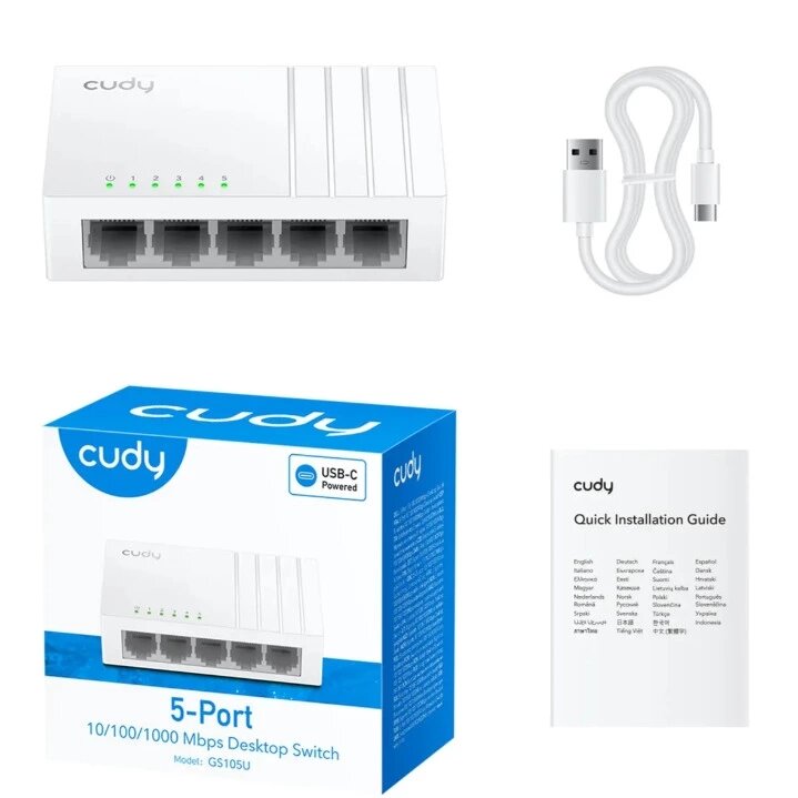 Коммутатор Cudy GS105U — фото 1