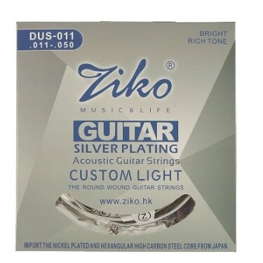 Комплект струн для акустической гитары Ziko DUS-011