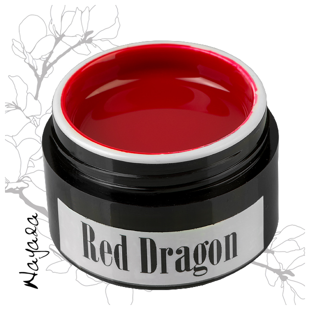 Гель-краска для ногтей Nayada Красный Дракон объёмом 15 мл