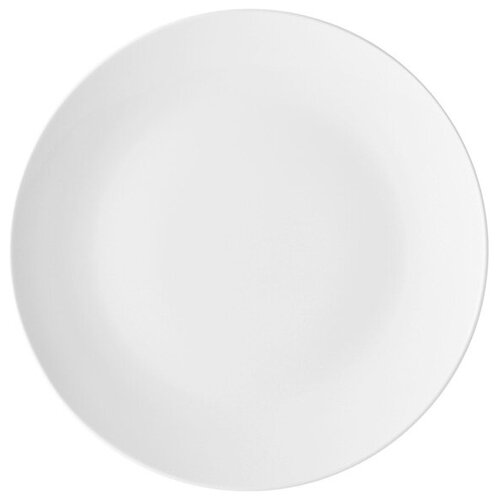 Тарелка обеденная 275 см фарфор P белая White Basics 699₽