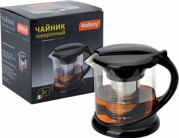 Mallony Чайник заварочный, Decotto-1000, 1л (910108) .