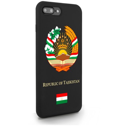 Черный силиконовый чехол SignumCase для iPhone 7/8 Plus Герб Таджикистана для Айфон 7/8 Плюс черный силиконовый чехол signumcase для iphone 7 8 plus герб таджикистана для айфон 7 8 плюс