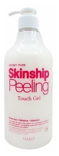 Увлажняющая пилинг скатка для лица и тела Elizavecca Secret Pure Skinship Peeling Touch Gel - фото №1