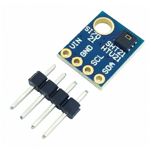 Датчик температуры и влажности (I2C) SI7021 si7021 temperature and humidity sensor high precision i2c interface industrial grade si7021 a20 gm1r module