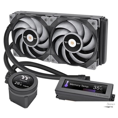 Система водяного охлаждения Thermaltake Floe RC Ultra 240, черный система водяного охлаждения thermaltake floe rc360 cpu