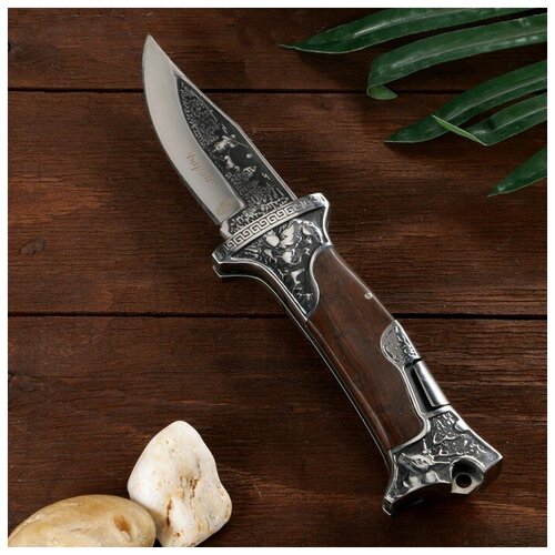 фото Нож складной "барин" сталь - 65х13, рукоять - дерево, 23 см витязь