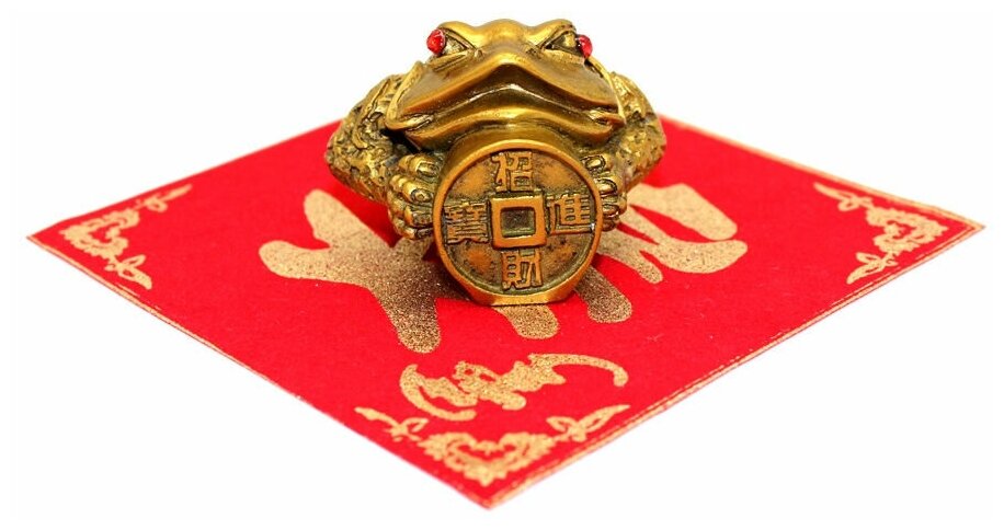 фото Фигурка статуэтка нэцке денежная Жаба лягушка