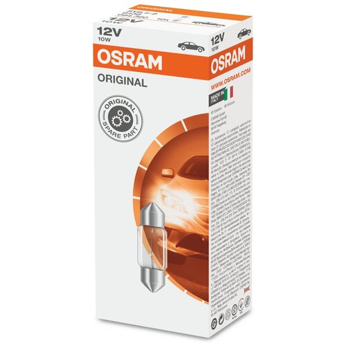 Лампа автомобильная накаливания OSRAM Original 6438 12V 10W SV8.5 1 шт.