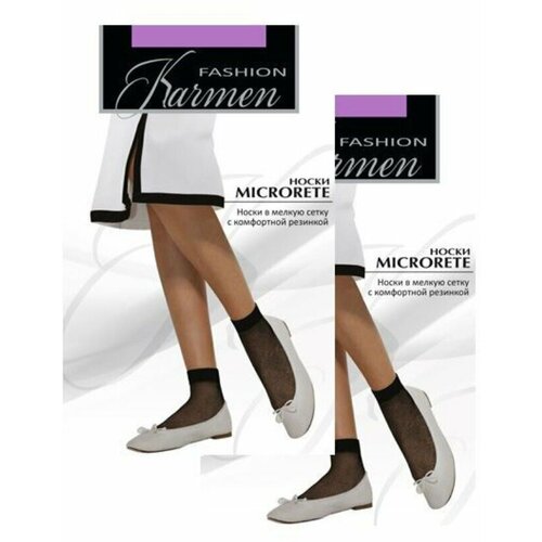 фото Носки karmen, 2 пары, 2 уп., размер 1-unica, фиолетовый