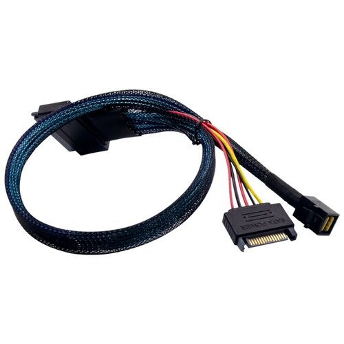 Кабель Mini SAS HD to NVMe SFF-8643- SFF-8639 1m