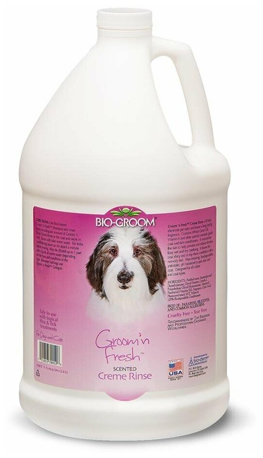 Bio-Groom Ароматизированный кондиционер (концентрат 1:4) Bio-Groom Groomn Fresh, 3.8л