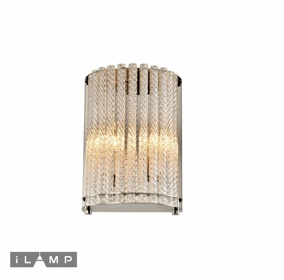 Настенный светильник iLamp Manhattan W2554-2 Nickel