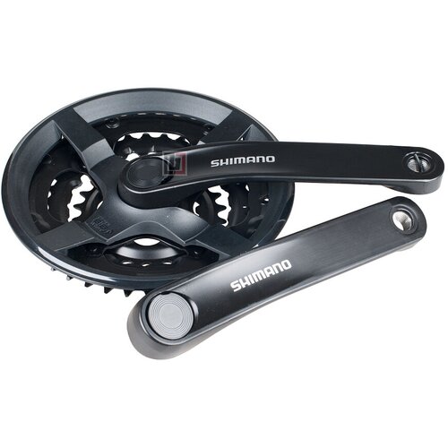 система shimano tourney fc ty301 24 34 42т 170мм цвет чёрный Система шатунов Shimano TY301 170мм, Кв, 42/34/24