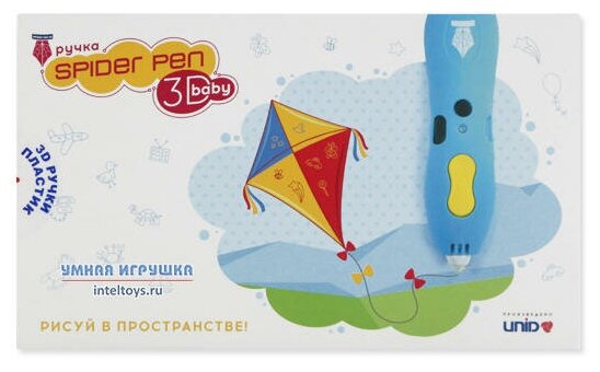 Ручка 3D LeiMengToys Spider Pen Baby голубая - фото №10