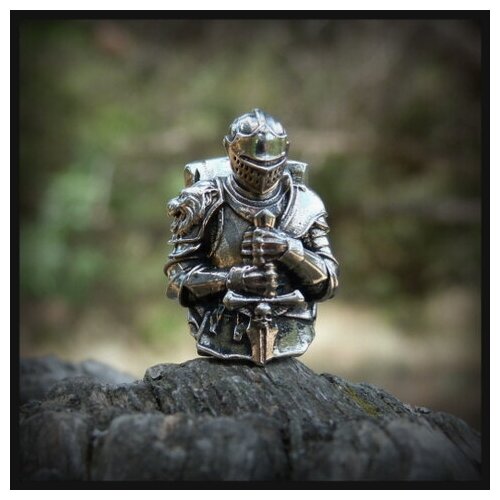 Бусина для темляка Рыцарь Dark Souls, мельхиор