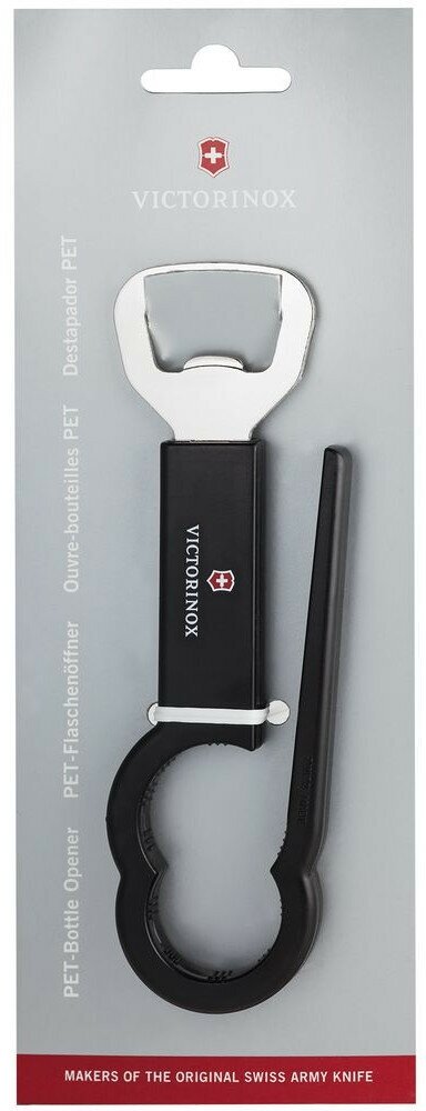 Открывалка для бутылок Victorinox (7.6912.3) черный европодвес - фото №3