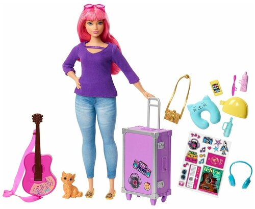 Barbie Mattel Barbie Daisy Doll And Travel Set