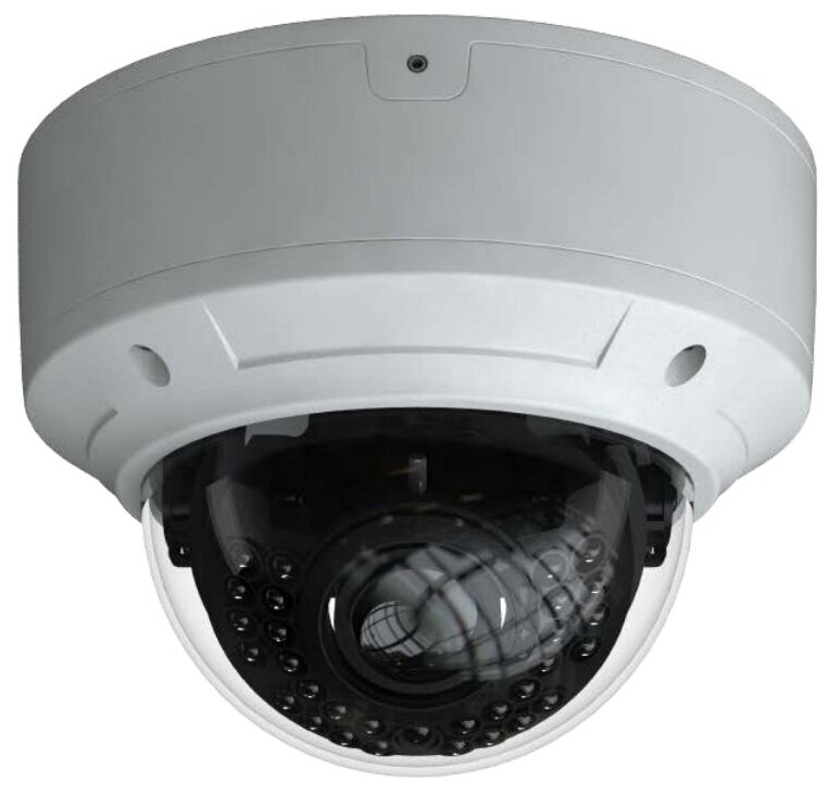 Уличная купольная антивандальная IP-видеокамера с ИК-подсветкой LTV-ICDM1-E8231L-V3-10.5