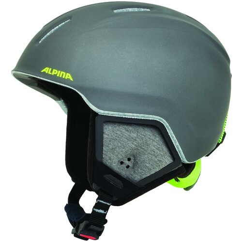 фото Зимний шлем alpina carat xt charcoal/neon matt (см:51-55)