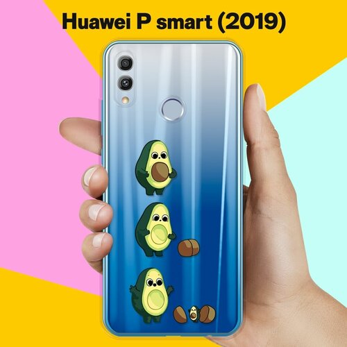 Силиконовый чехол Авокадо из авокадо на Huawei P Smart (2019) силиконовый чехол узор из авокадо на huawei p smart 2019