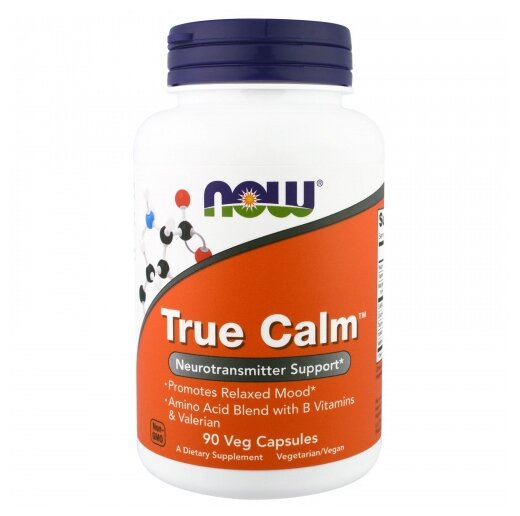 Капсулы NOW True Calm, 140 г, 90 шт.