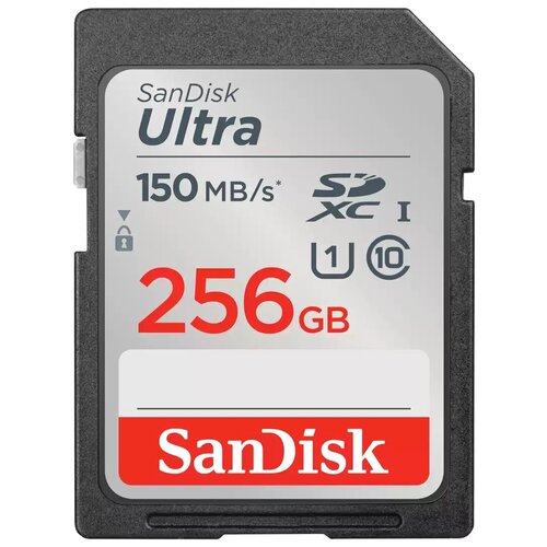 Карта памяти 256Gb - SanDisk Ultra SDXC Class 10 UHS-I SDSDUN4-256G-GN6IN (Оригинальная!)