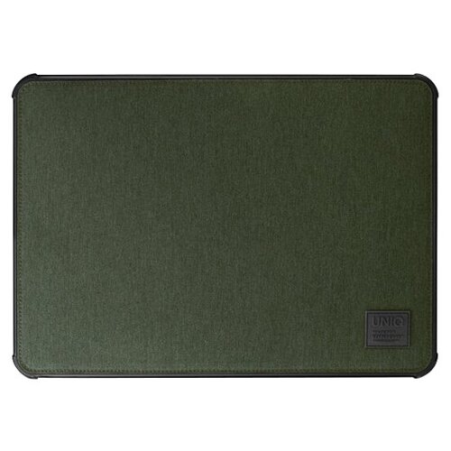 Чехол Uniq DFender Sleeve Kanvas для MacBook Pro 15 (2016-2019), зеленый