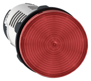 Лампа красная со встроенным светодиодом 220В AC Schneider Electric, XB7EV04MP