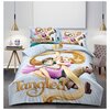 Детский комплект постельного белья Home Textile Рапунцель Сатин, 1,5 спальный - изображение