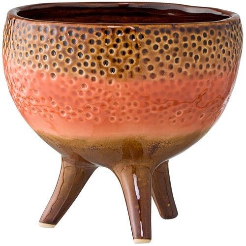 Кашпо Flowerpot, Orange, Stoneware Ø13xH12 cm