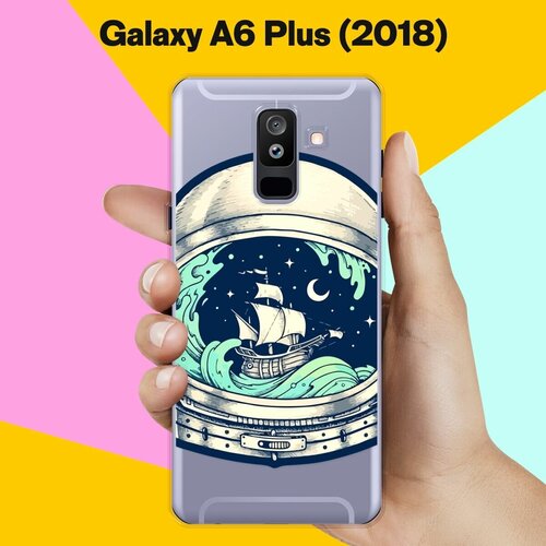 Силиконовый чехол на Samsung Galaxy A6 Plus (2018) Шторм / для Самсунг Галакси А6 Плюс