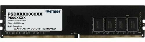 Модуль памяти DDR4 8GB Patriot Memory PSD48G320081 Signature Line PC4-25600 3200MHz CL22 288pin 1.2V Retail