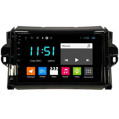 Штатная магнитола Zenith Toyota Fortuner 2015-2018, Android 10, 4/64GB