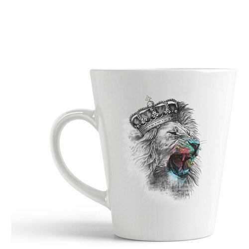 фото Кружка-латте coolpodarok королев лев рисунок