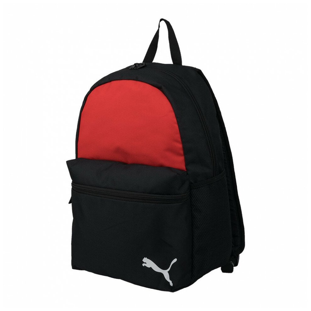 Рюкзак спортивный PUMA TeamGOAL 23 Backpack Core 07685501, полиэстер, черно-красный