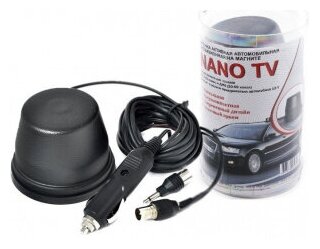 Антенна автомобильная Телевизион. Nano TV(MB, ДМВ, мигалка) (Штука)