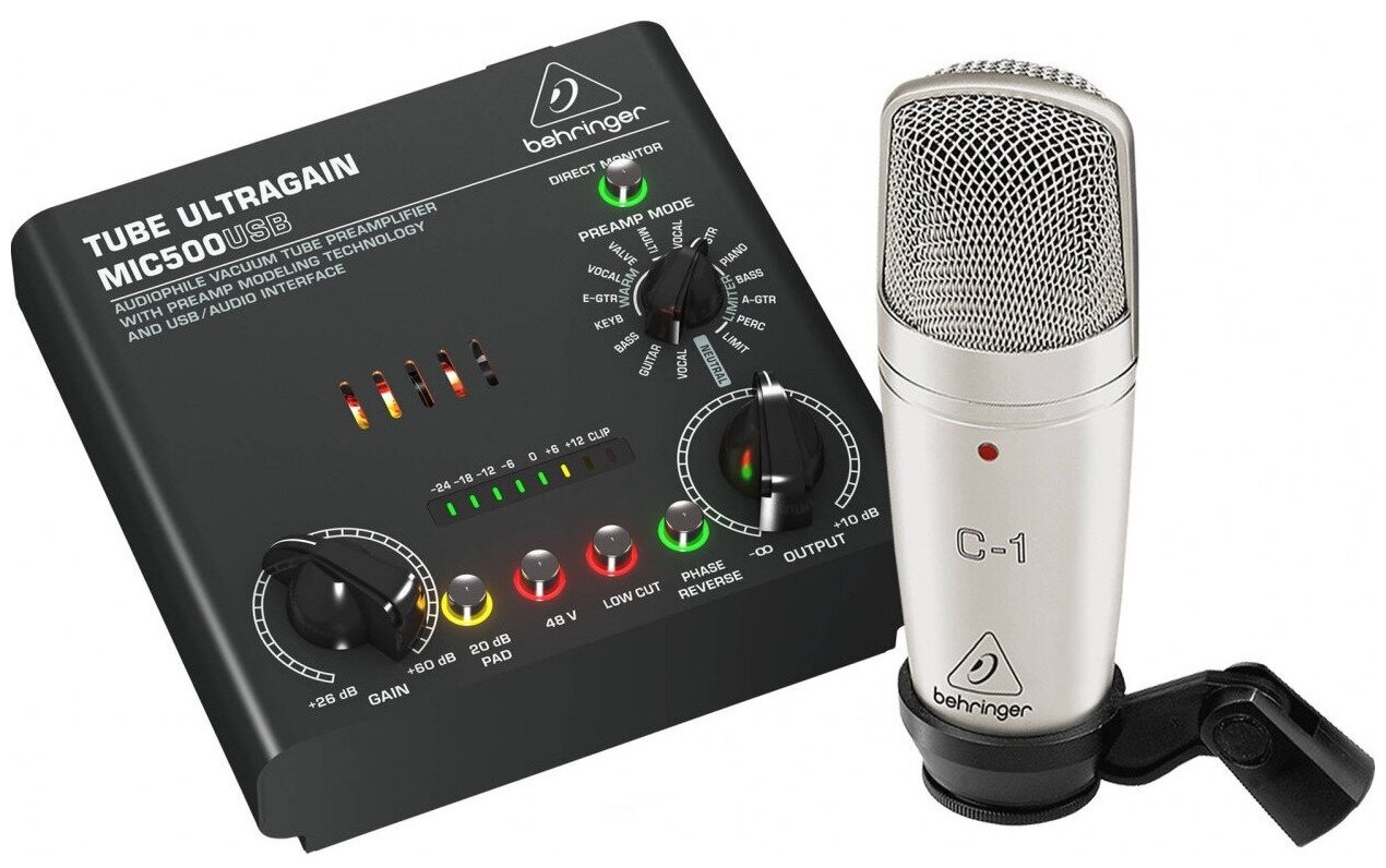 Комплект оборудования для звукозаписи Behringer VOICE STUDIO