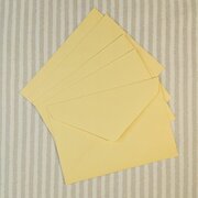 Подарочные конверты в стиле ретро, для поздравительных открыток и свадебных приглашений, текстурные, C6, набор 5 шт, цвет желтовато-бежевый