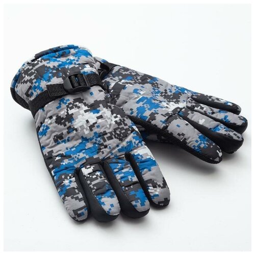 перчатки minaku размер 25 хаки серый Перчатки Minaku, размер 27, хаки, голубой