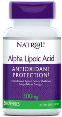 Natrol Alpha Lipoic Acid капс., 300 мг, 50 г, 50 шт.