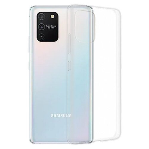 Силиконовый чехол для Samsung Galaxy S10 Lite G770 прозрачный 1.0 мм силиконовый чехол корги на samsung galaxy s10 lite