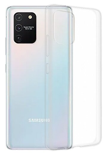 Силиконовый чехол для Samsung Galaxy S10 Lite G770 прозрачный 1.0 мм
