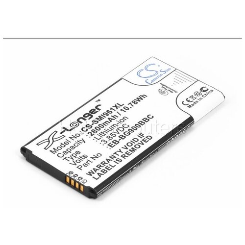 аккумулятор cs smi961xl для samsung galaxy s5 3 85v 2800mah 10 78wh Аккумулятор для Samsung EB-BG900BBC, EB-BG900BBE с NFC модулем