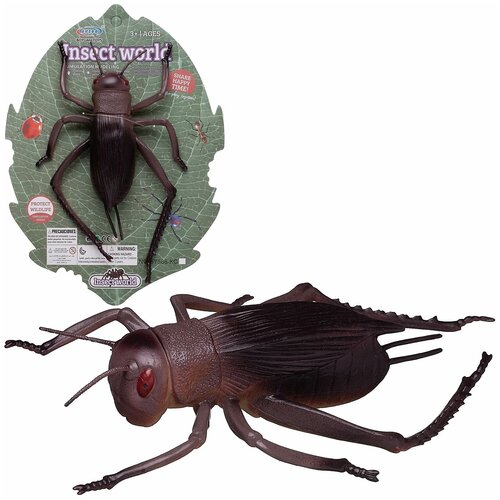 Фигурка гигантская Junfa насекомого "Сверчок", на блистере WA-25520
